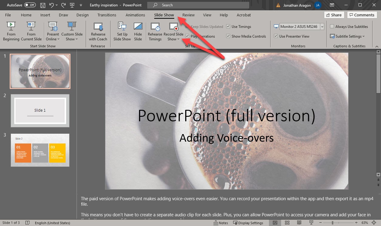 How to add voiceover to Google Slides & PowerPoint