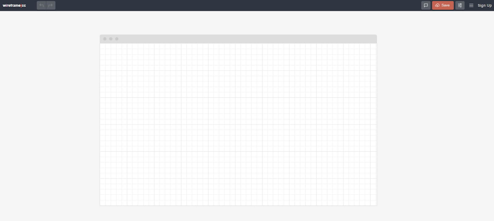 Wireframe.cc's homepage