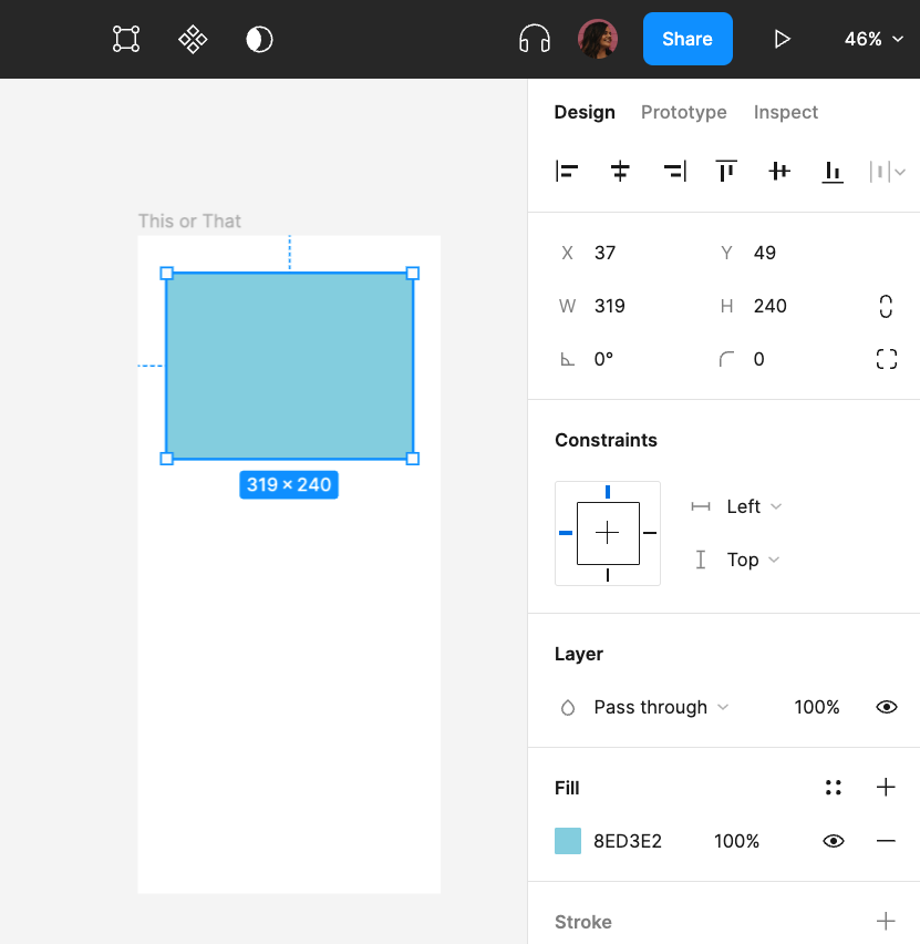 Customizing elements on Figma