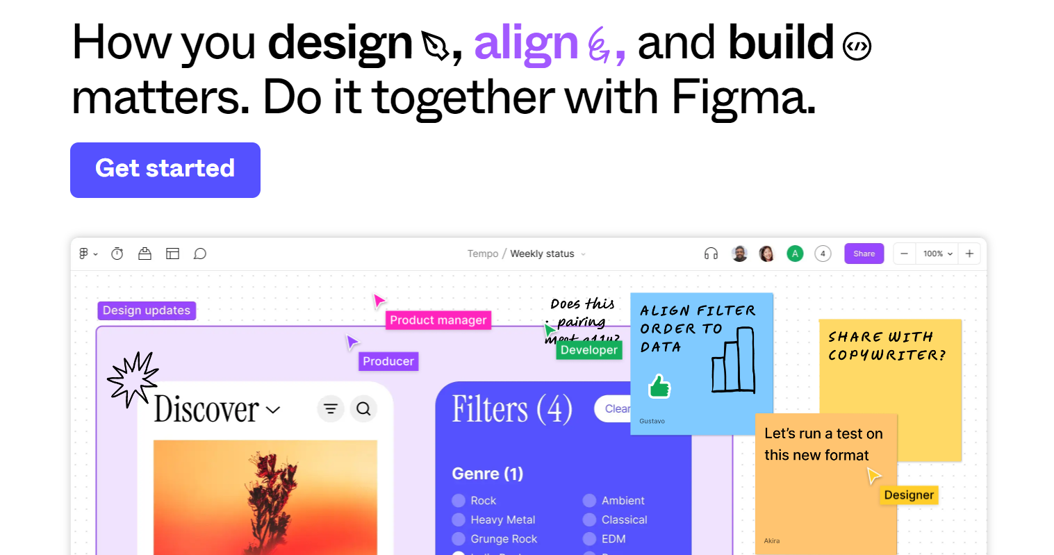Figma.com's homepage