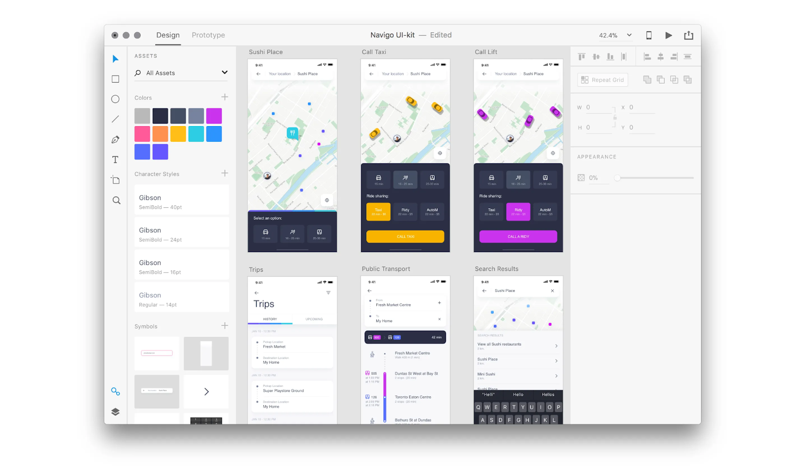 Adobe XD tools
