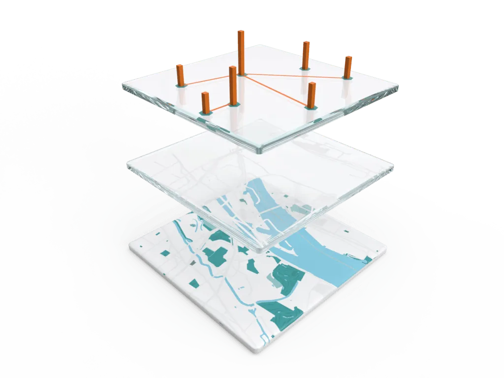 A 3d visualization of migration patterns map