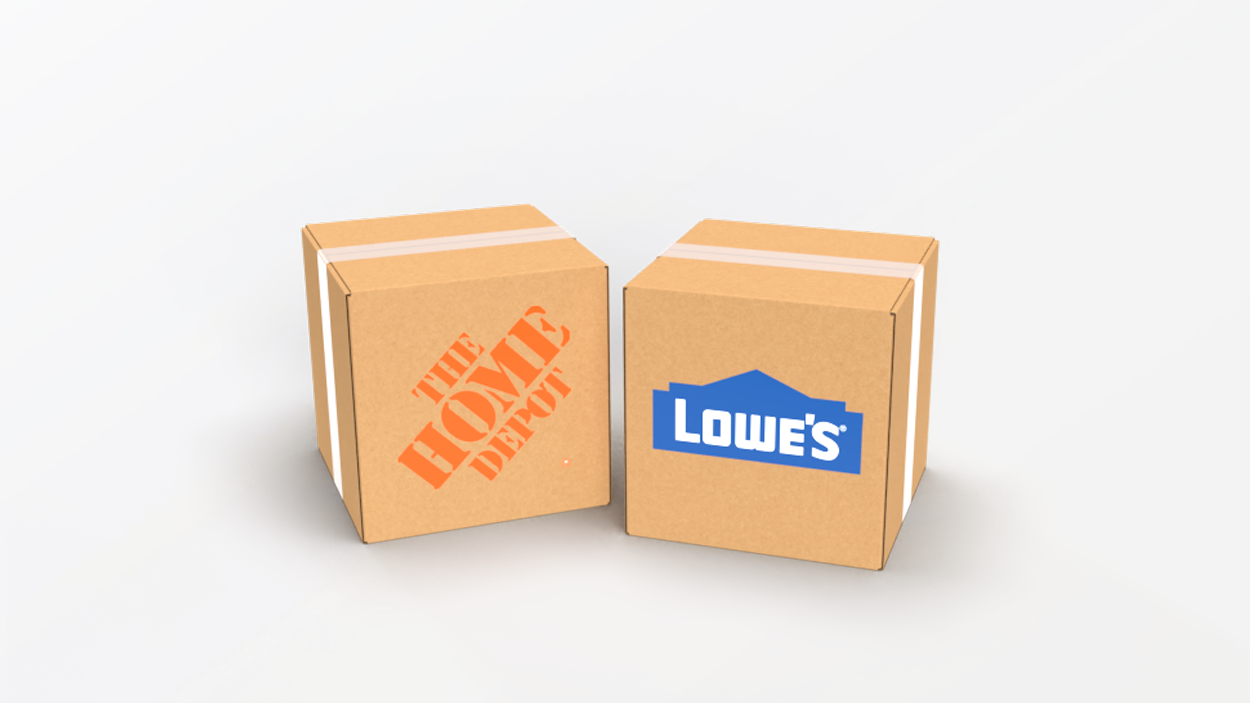 Lowes Foot Traffic vs Home Depot