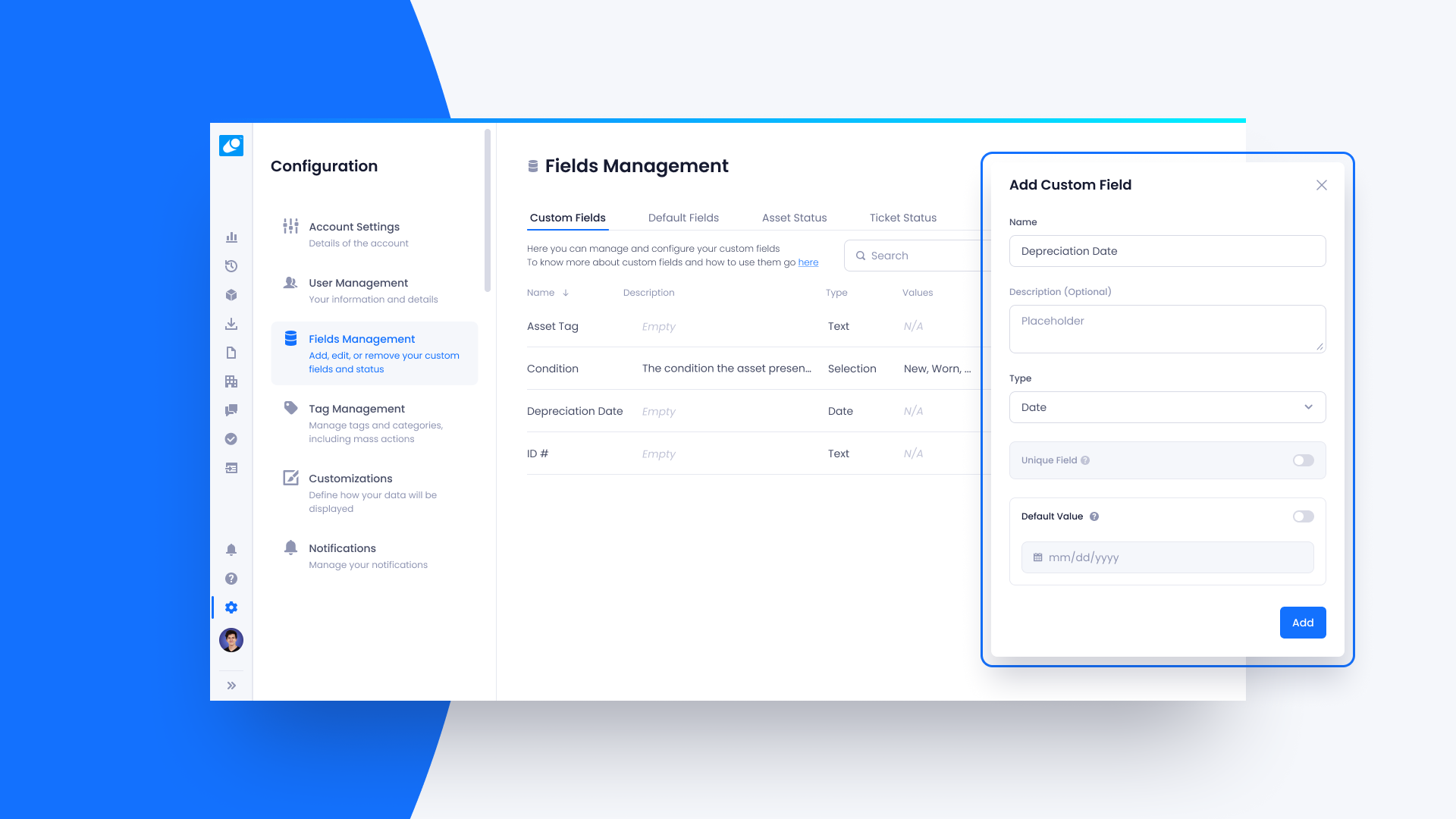 Creating Custom Fields