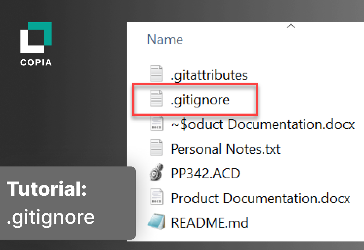 Copia blog gitignore what it does and how to use it