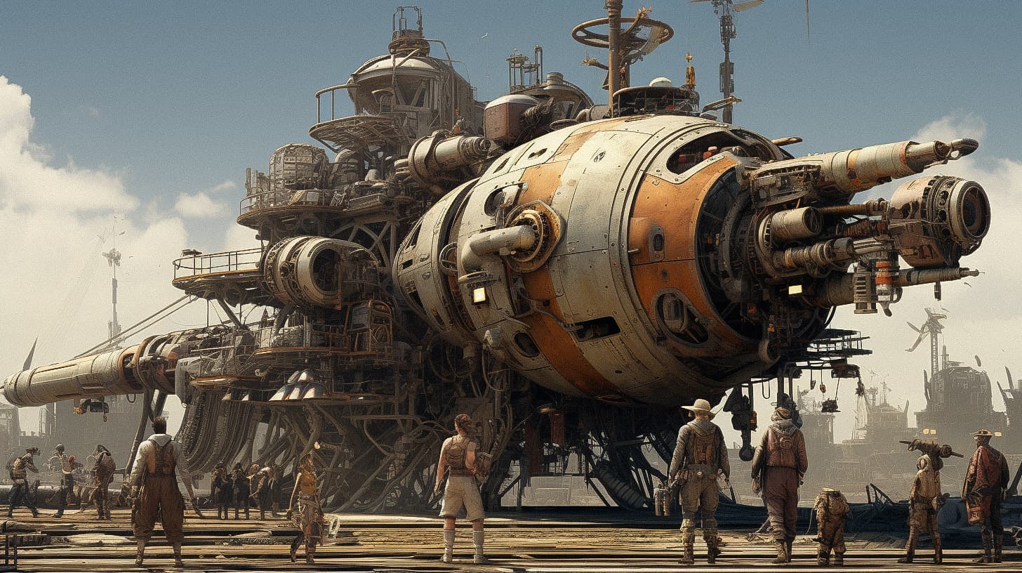 Dieselpunk Midjourney style Andrei Kovalev's Midlibrary