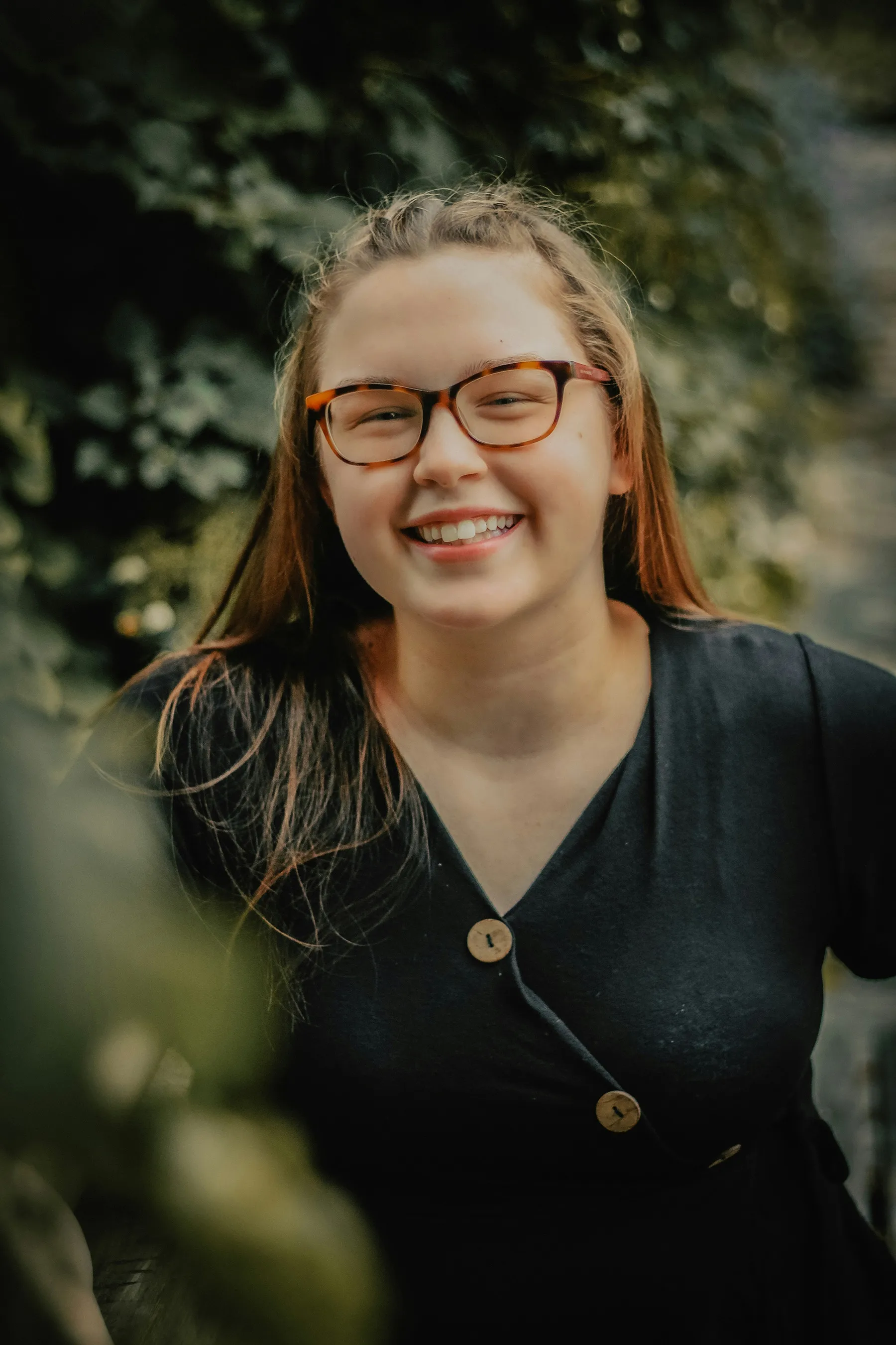 Girl with glasses