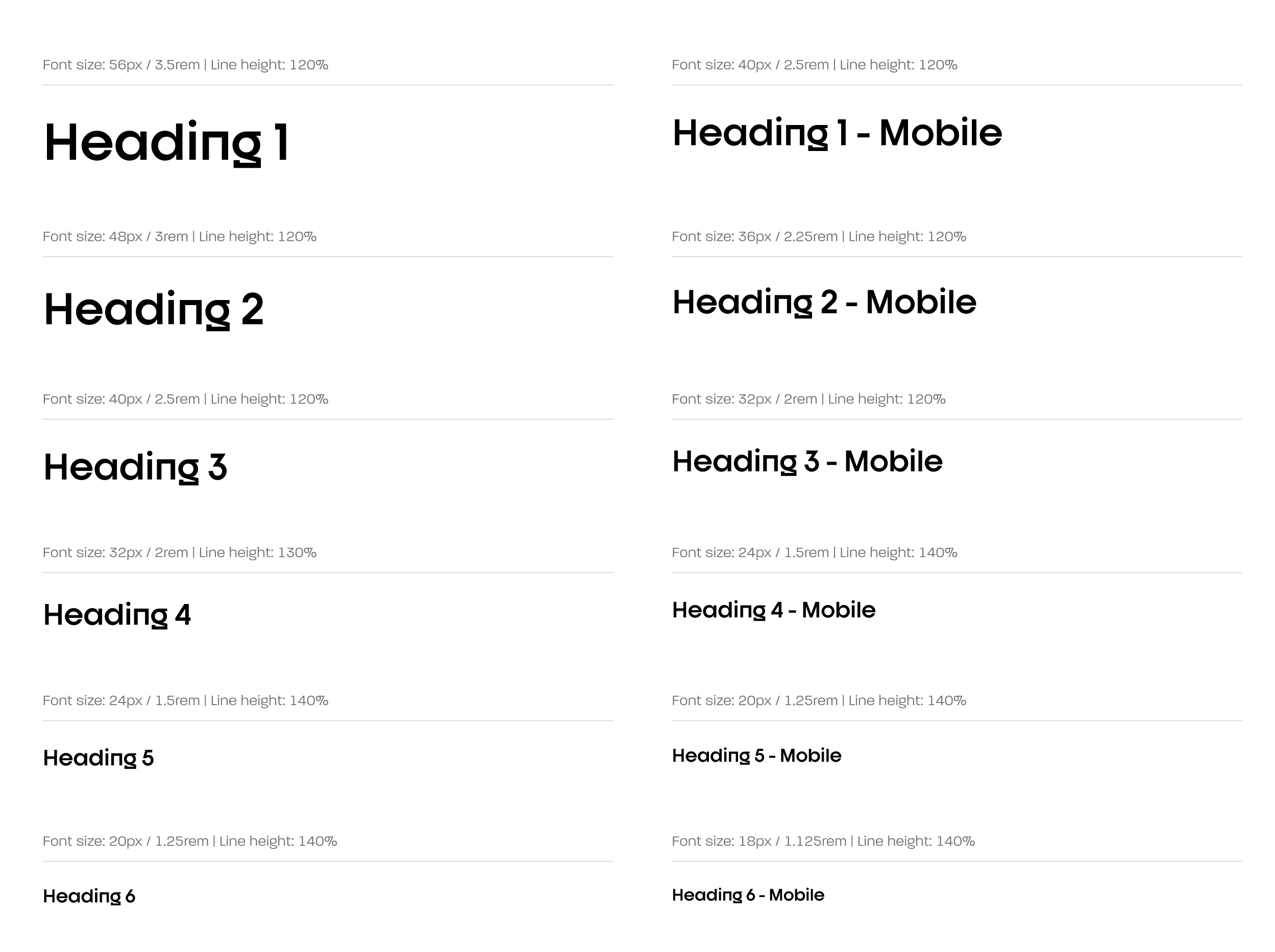 A screenshot of responsive typography to ensure your design looks great across different viewports.