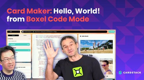 Card Stack Website Cardstack · Software for an Open World