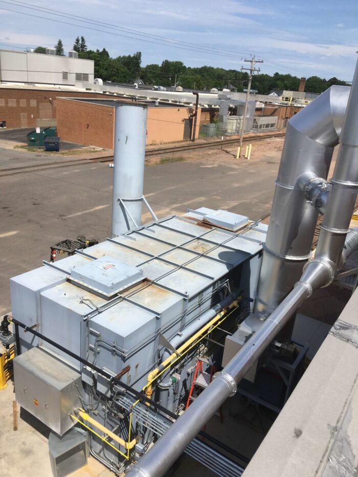 Emissons Rto Emergency Regenerative Thermal Oxidizer with Ductwork